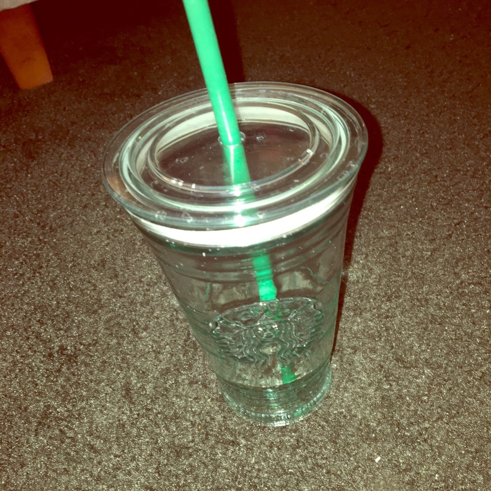 Starbucks glass cup